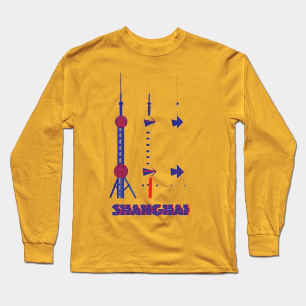 8ts Pearl Tower Long Sleeve T-Shirt by kewlwolf8ts